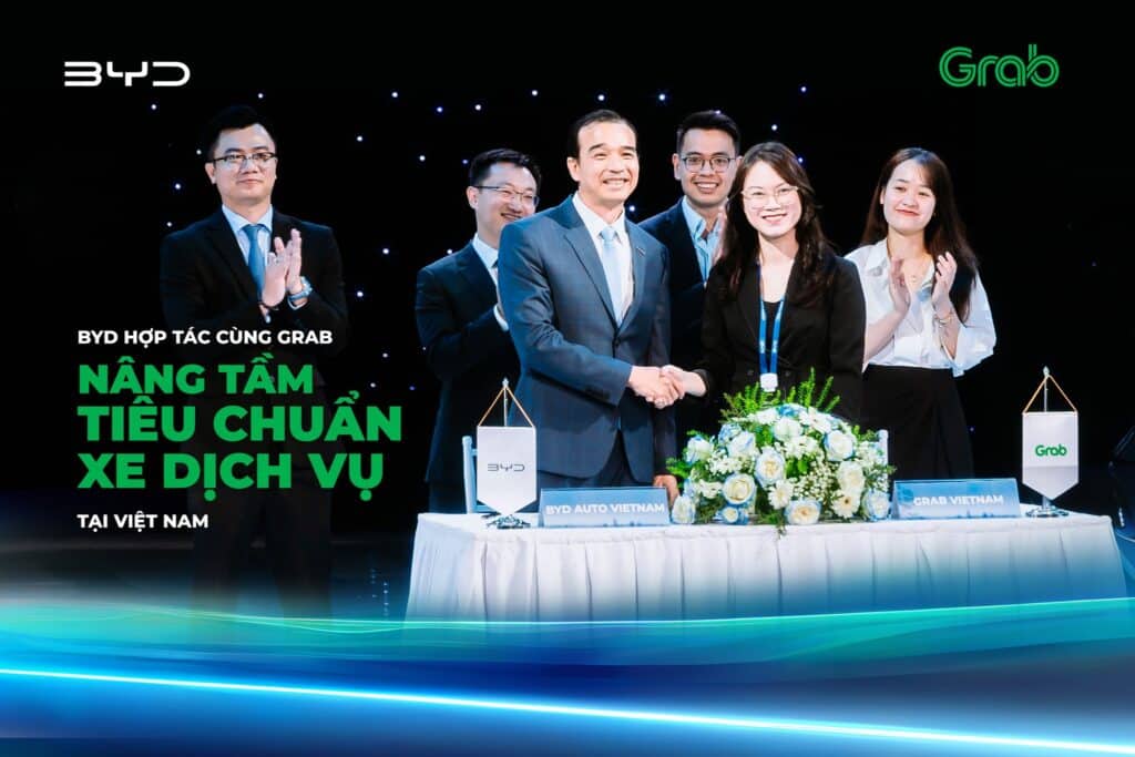 BYD hợp tác cùng GRAB