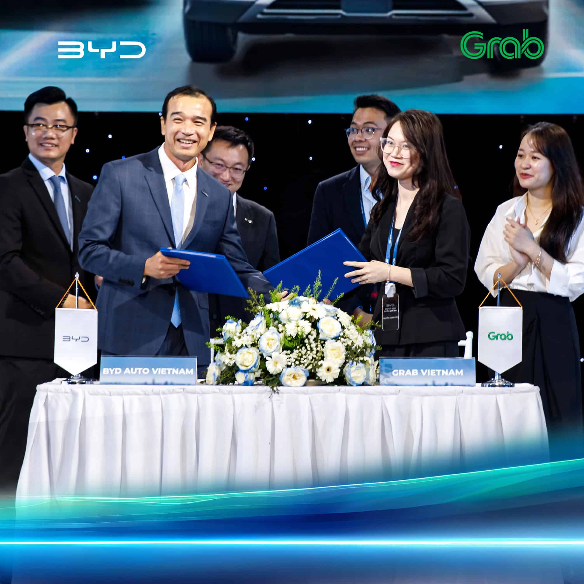 BYD hợp tác cùng GRAB