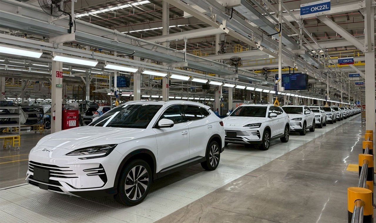 BYD tự chủ sản xuất xe ô tô điện BYD
